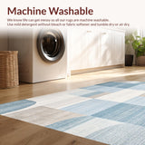 Arctic Breeze Collection Area Cool Tones Light Blue Beige Abstract(Gray)