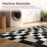 Elegant Monochrome Geometric Motif(Black)
