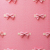 Preppy Pink Bow Bathroom Absorbent Plush(Pink)