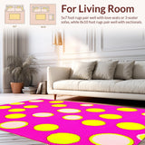 Vibrant Cartoon Circular Aesthetic(Pink)