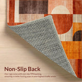 Bold Abstract Geometric Fusion(Orange)