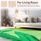 Mid Century Modern Green Boho Entryway(Green)