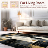 Artful Modern Tiled Arrangement(Black)