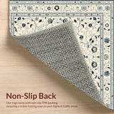 Contemporary Black Featuring Whimsical Floral in Beige(Beige)