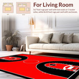 Vibrant Sporty Abstract Aesthetic(Red)
