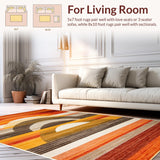 Bold Contemporary Curvilinear Style(Orange)