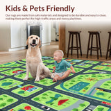 Interactive Cityscape Playmat Design(Black)