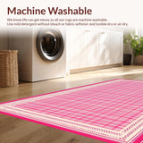 Trendy Playful Circular Motif(Pink)