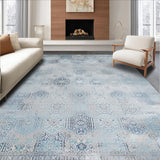 Modern Grey Abstract(Blue)