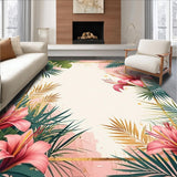Tropical Vintage Floral Motif(Pink)