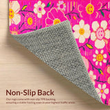 Lively Modern Floral Statement(Pink)
