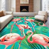 Artful Flamingo and Palm Fusion(Pink)