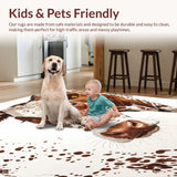 Western Cow Print for Rustic Decor(Brown)