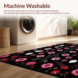 Enchanting Abstract Floral Fusion(Red)