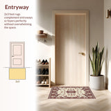 Floral Scallop Area(Beige)