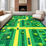 Bright Green Urban Exploration Motif(Green)