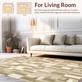 Modern Cubist Area Dynamic Architectural(Beige)