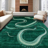 Dynamic Modern Serpentine Artwork(Green)