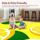 Chic Minimalist Green Leaf Motif(Yellow)