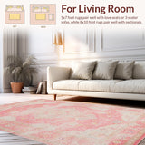 Contemporary Distressed Artistic Flair(Pink)