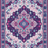 Whimsical Circular Medallion Aesthetic(Blue)