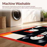Music Themed Half Circle Kitchen Absorbent(Black)
