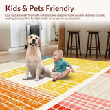 Mid Century Modern Rainbow with Beige and Ivory Tones(Yellow)