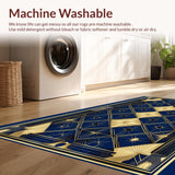 Sophisticated Ogee Blue Touch(Blue)