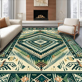 Modern Abstract Lattice Arrangement(Green)
