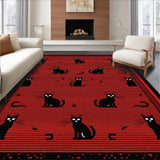 Adorable Pet Shape Decorative Mat(Red)
