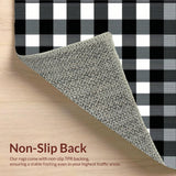 Stylish Farmhouse Plaid Motif(Black)