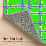 Vibrant Cityscape Playful Mosaic(Green)