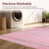 Pastel Pink Striped Elegance(Pink)