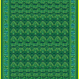 Whimsical Floral Curvilinear Theme(Green)