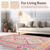 Vibrant Cozy Jute Fusion Design(Pink)