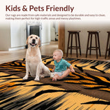 Bold Tiger Print Decorative Accent(Beige)