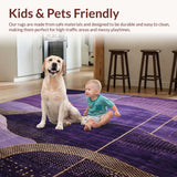 Machine Area with Abstract Artwork(Purple)