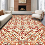 Modern Area with Distinctive Inspired in Warm Shades(Red)