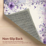 Artful Watercolor Petal Motif(Purple)
