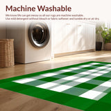 Cozy White Buffalo Check Design(Green)