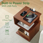 ODIKA Tokyo S Minimalist 3 Tier End Table - ODIKA