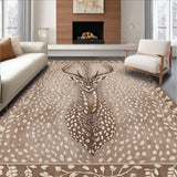 Non Slip Antelope Area(Beige)