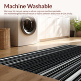 Stylish Geometric Patterned Entryway Accent(Black)