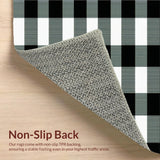 Chic Rustic Checkerboard Style(Black)