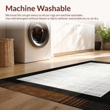 Artful Abstract Cowhide Influence(Brown)