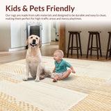 Neutral Area with Abstract Animal Inspired Design(Beige)