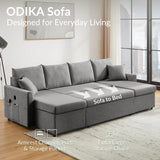 ODIKA Sleeper Sofa Additional Chaise – Chaise for Upgrading Your Existing L - ODIKA