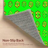 Cheerful Green Yellow Design(Green)