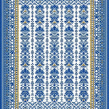 Modern Nautical Patterned Mat(Blue)