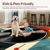 Retro Round Music Motif(Black)